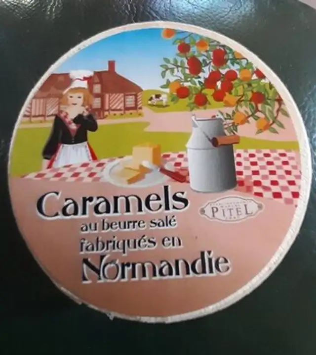 Caramels au beurre salé fabriqués en Normandie