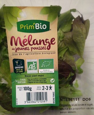 Mélange de jeunes pousses