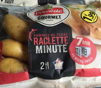 Pommes de terre Raclette Minute front packaging