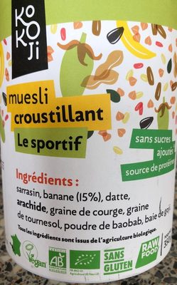 Muesli croustillant le sportif