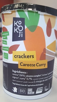 Crackers Carotte Curry
