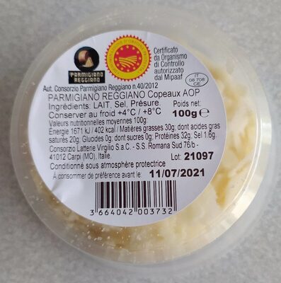 Parmesan en copeaux AOP