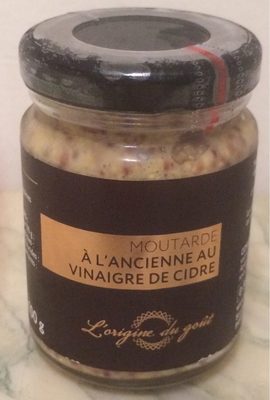 Moutarde à l'ancienne front packaging