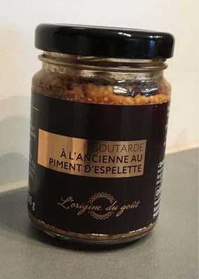 Moutarde a l'ancienne - piment d'espelette