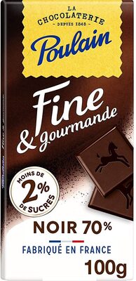 Chocolat Noir 70% Fine et gourmande