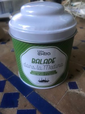 Thé vert me the balade dans la medina