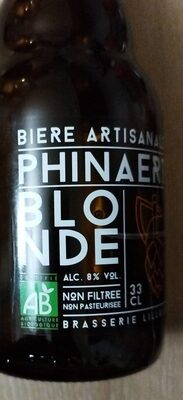 Bière artisanale phinaert blonde