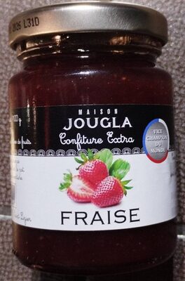 Confiture fraise front packaging