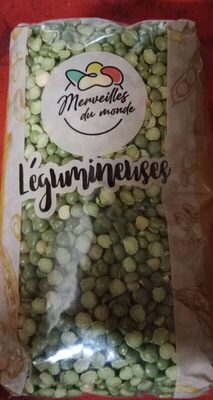 Pois cassés verts front packaging