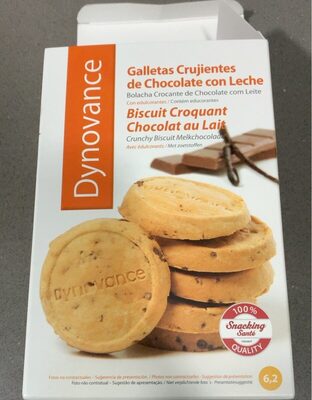 Galletas crujientes de chocolate con leche