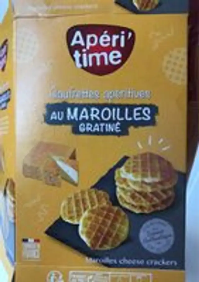 Gaufrettes apéritives au maroilles gratiné