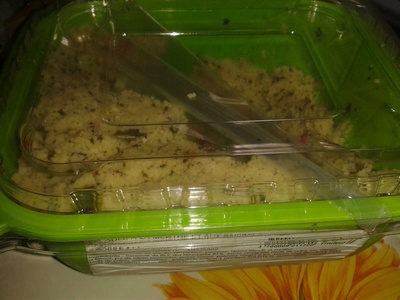 Taboule à la menthe et aux raisins blonds front packaging