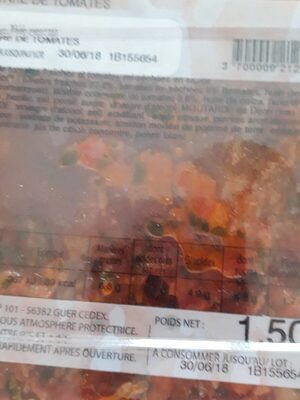 Carpaccio de tomates front packaging