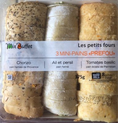 3 mini pains PEFOU front packaging