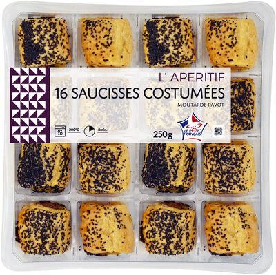 16 saucisses costumees