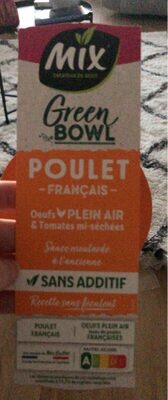 Green bowl poulet