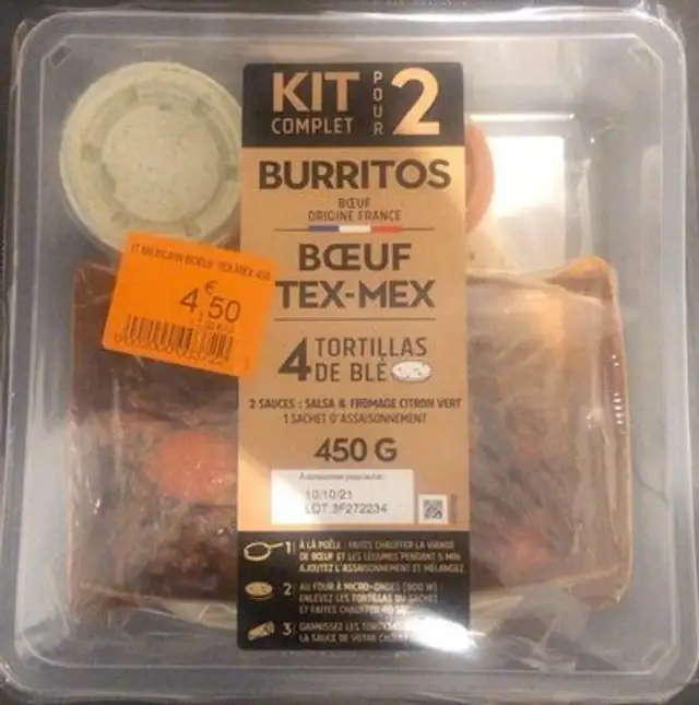 Burritos boeuf
