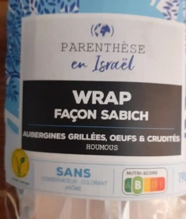 Wrap façon sabich