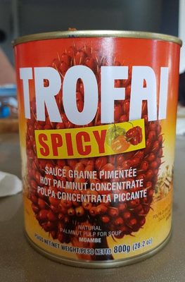 Moambe, hot palmnut concentrate front packaging