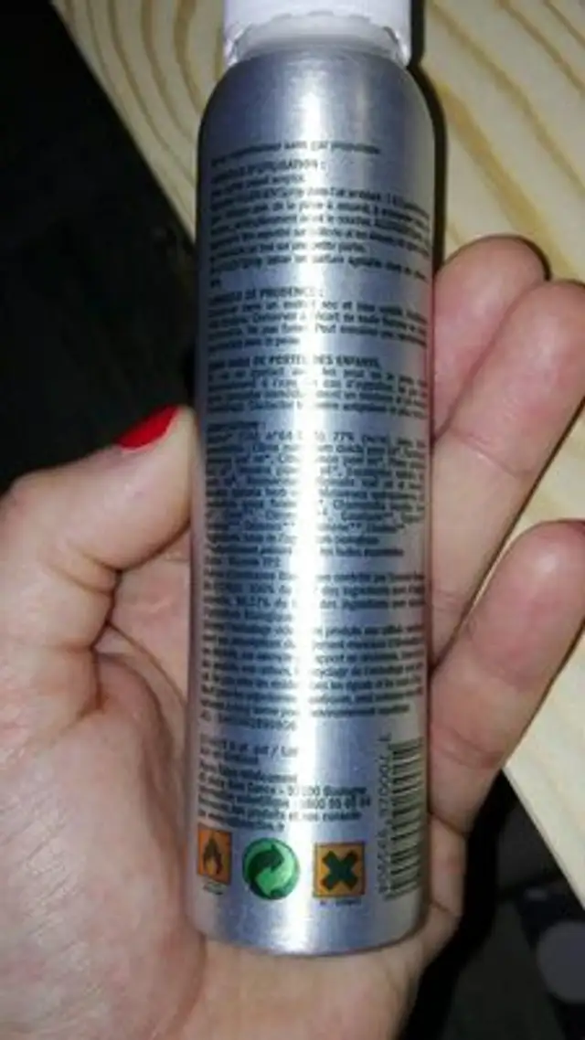 Naturactive Allergen' Spray Anti-allergènes. ingredients label