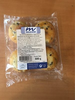 Muffins pepites chocolat