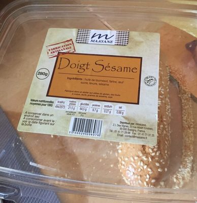 Doigt sesame front packaging