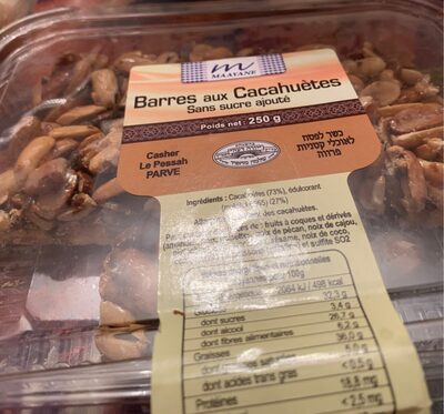 Barre aux cacahuetes