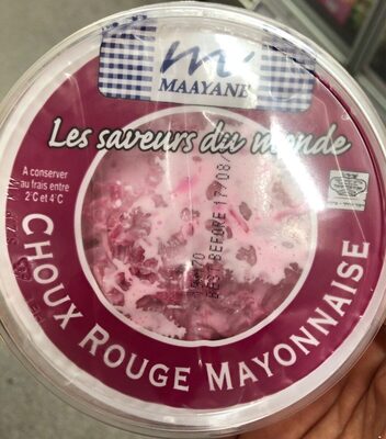Chou rouge mayonnaise