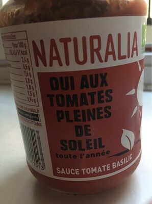 Sauce tomate basilic