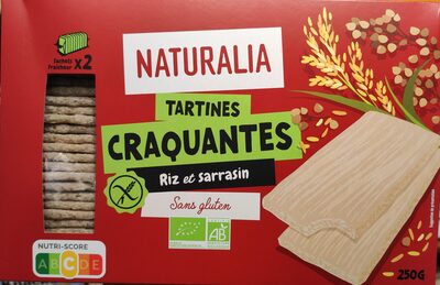 Tartines craquantes riz et sarrasin
