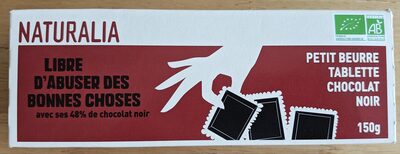 Petit beurre 48% de chocolat noir front packaging