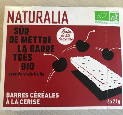 Barres céréales à la cerise