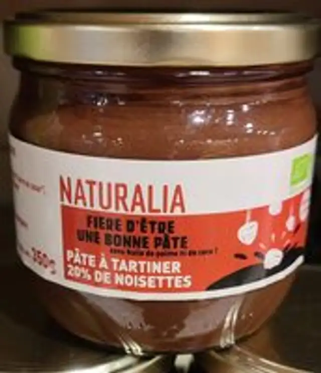 Pâte à tartiner 20% de noisettes