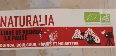 Salade de quinoa, boulgour, figues sechées et noisettes