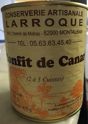 Confit de canard (2 à 3 cuisses)