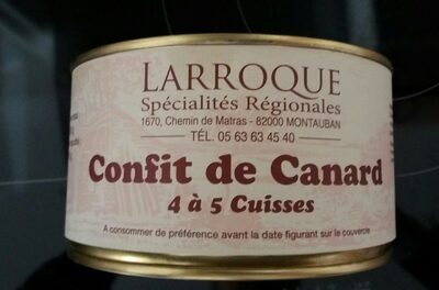 Confit de canard front packaging