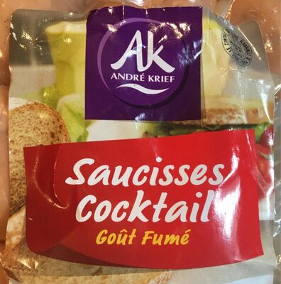 Saucisses cocktail gout fumé front packaging