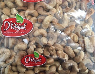 Noix de cajou crues front packaging