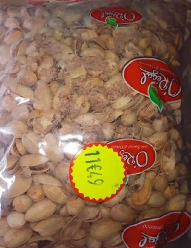Pistaches coque grillées salées
