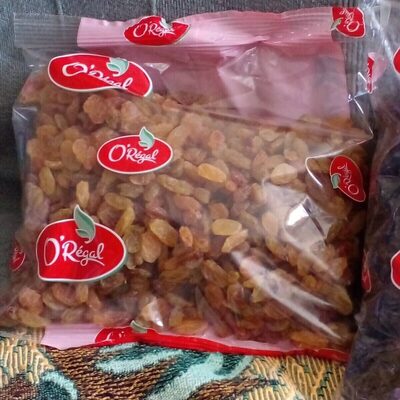 Raisin sec front packaging