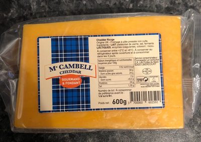 Mc cambell cheddar
