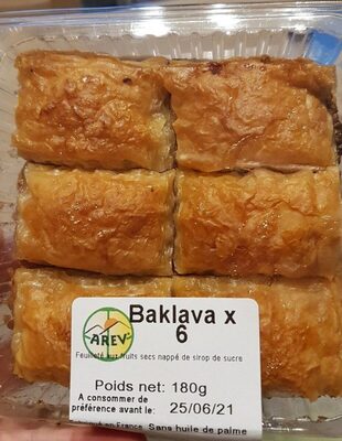 Baklava front packaging