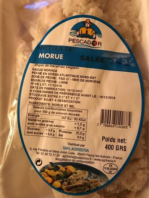 Miettes de morue salée