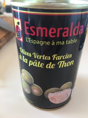 Olives verte farcies à la pâte de thon