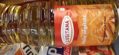 Huile végétale front packaging