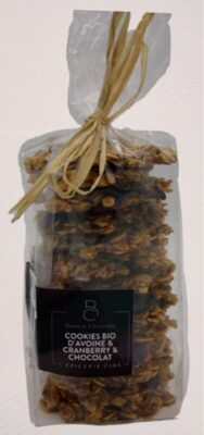 Cookies D’Avoine & Cranberry & Chocolat