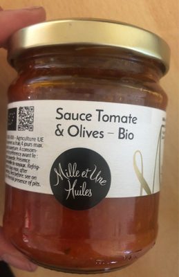 Sauce tomate & olives-bio