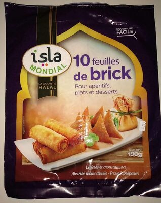 10 feuilles de brick