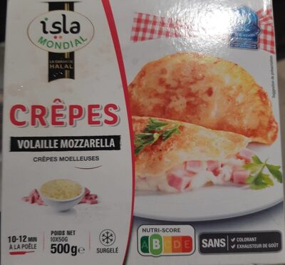 Crêpes volaille mozzarella