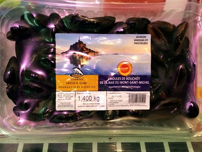 Moules de Bouchot de la Baie du Mont-Saint-Michel